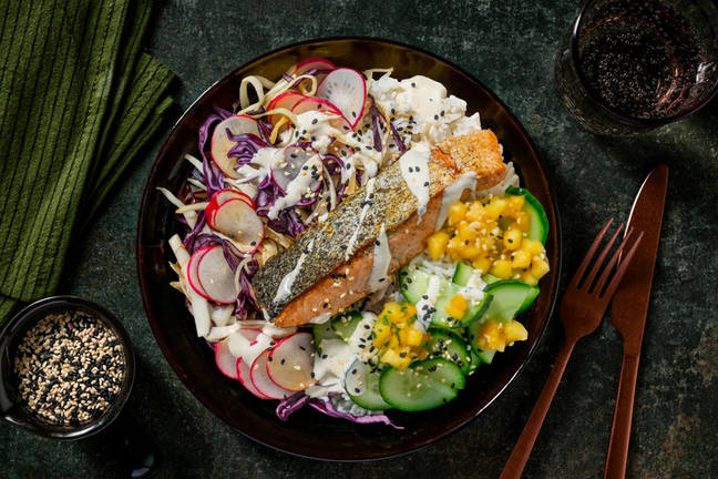 Date-Night Salmon & Ponzu Poke Bowl
