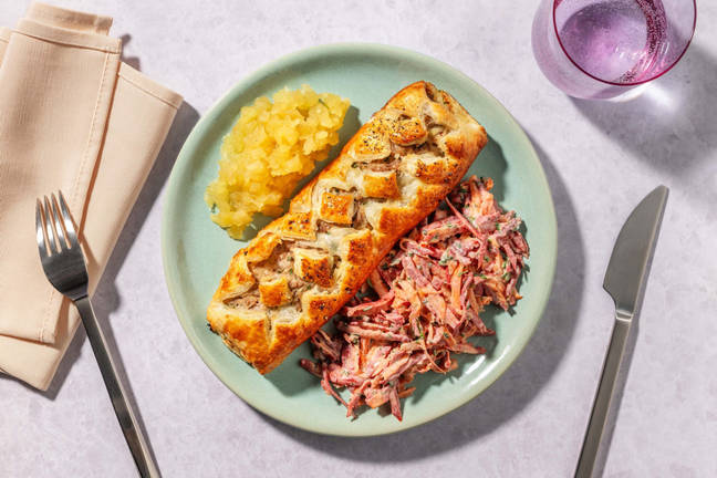 Vlaamse stijl saucijzenbroodjes