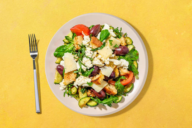 La Panzanella : tomates, mozza & croûtons
