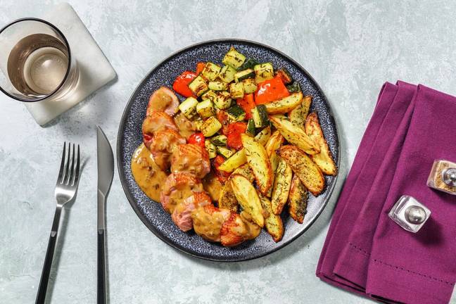 Entenbrust mit Thymian-Kartoffeln
