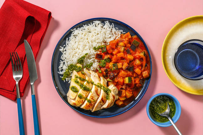 Poulet grillé & ratatouille des beaux jours
