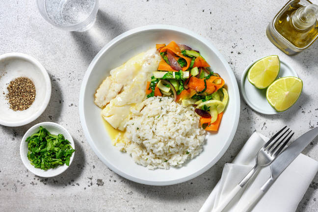 Pannestekt torsk i ingefærsaus