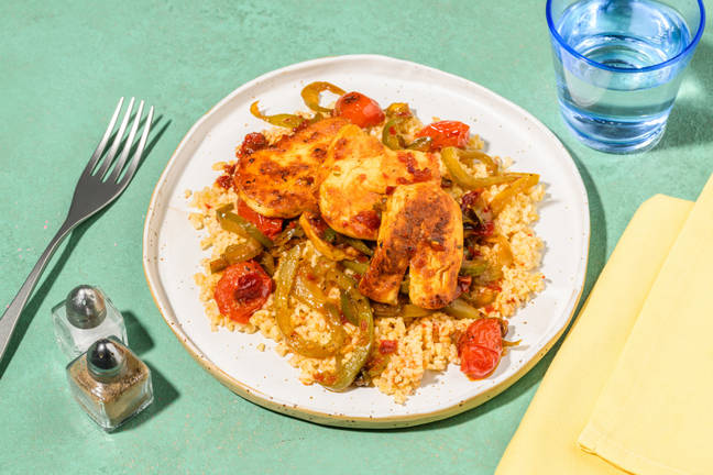 Red Pepper Chilli Jelly Glazed Halloumi