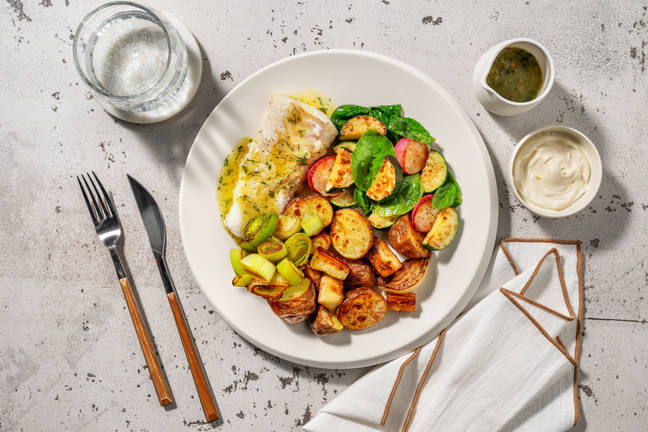 Sitrus- og dillstekt hyse