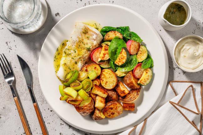 Stekt kolja i citrusbuljong