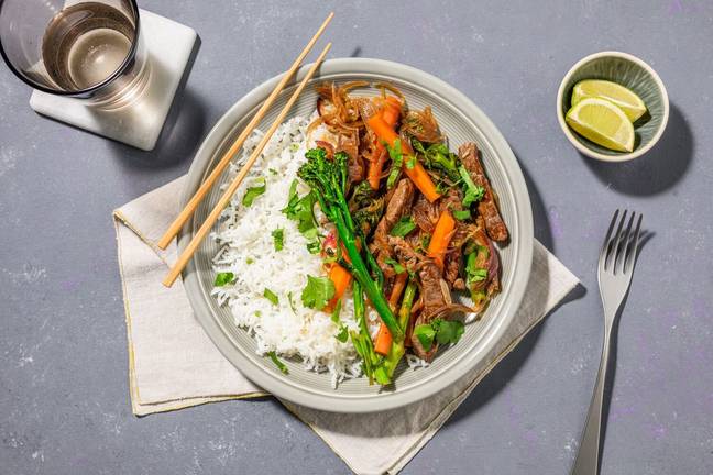 Lemongrass Beef Strips