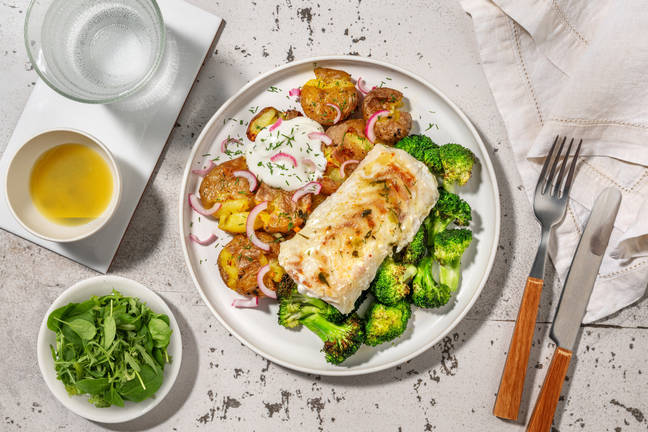 Stekt sei i sitrussmørsaus