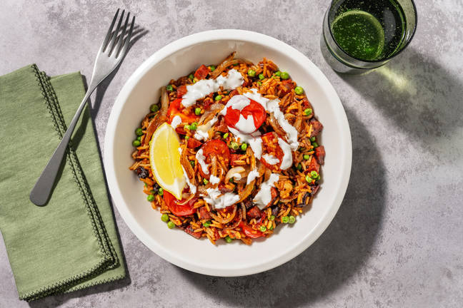 Mexican Style Spiced Chorizo Rice