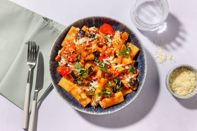 Rigatoni alla Norma et Parmigiano Reggiano