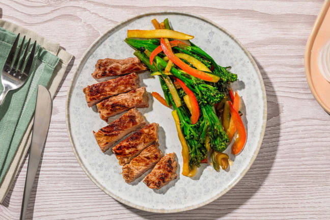 Seared Beef Rump & Chilli Garlic Oil