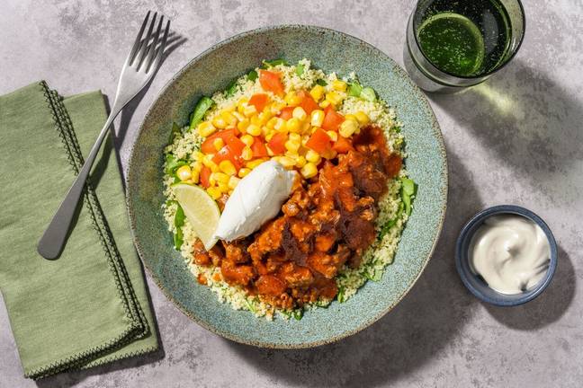 Easy Lean Beef Chilli & Spinach Couscous