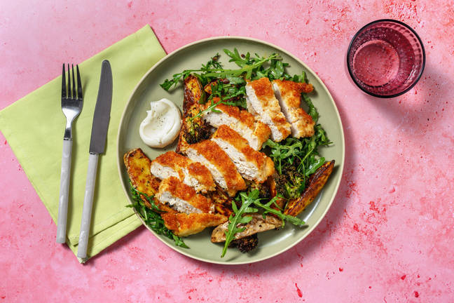 Parmesanpanert kylling