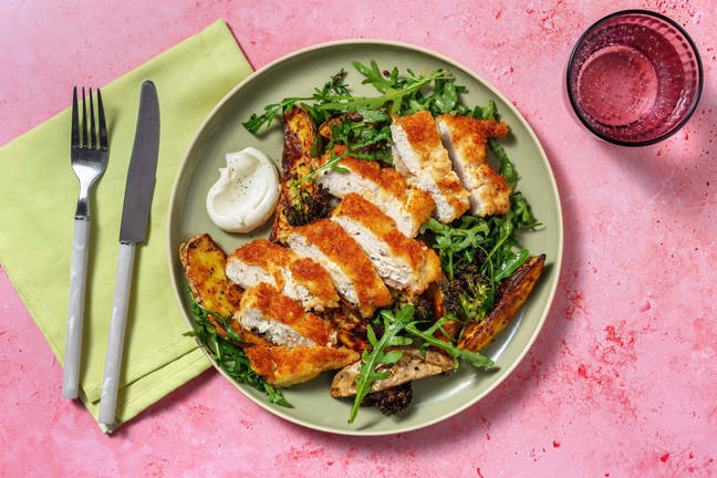 Parmesanpanerad kyckling