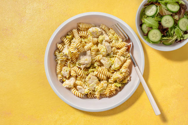Spiced Chicken & Creamy Leek Fasta-Pasta