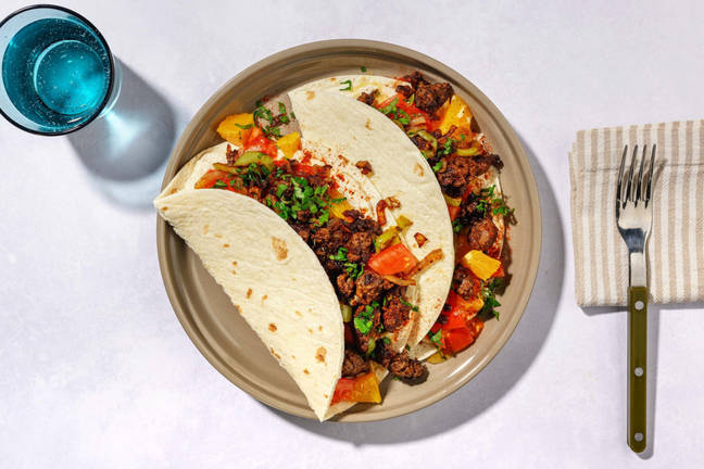 Za'atar Pork Wraps with Fresh Herbs