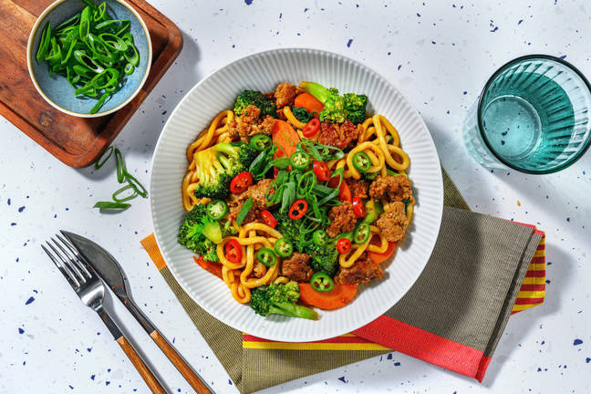 Sticky Chinese-Style Pork Noodles