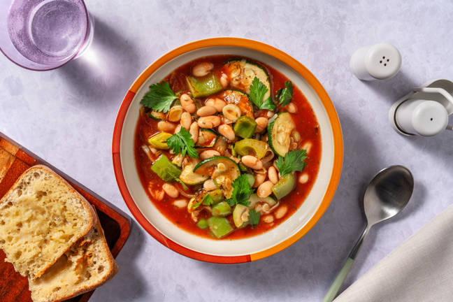 Cannellini Bean & Roast Veggie Soup