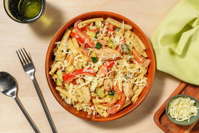 Casarecce crémeuses au poulet