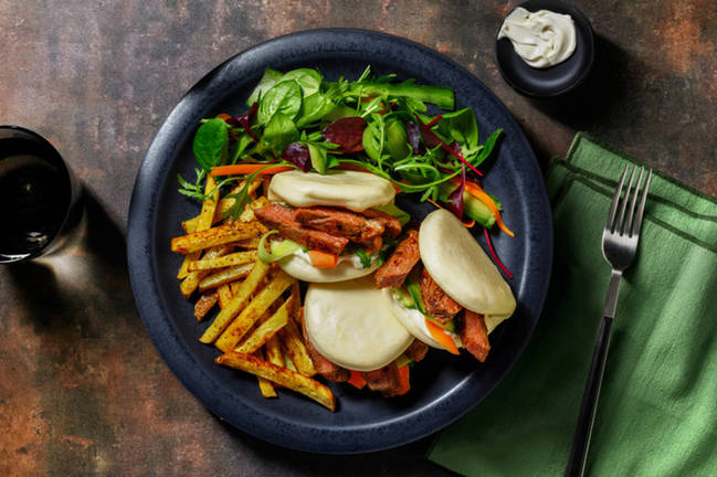 Glazed Beef Rump Bao Buns