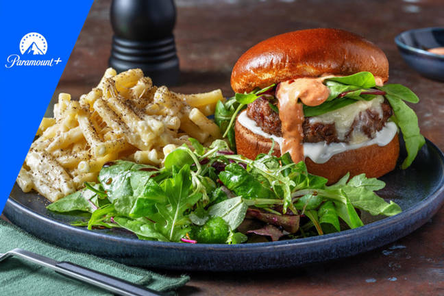 Bikini Bottom Cheesy Veggie Burger