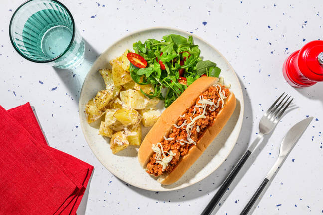 Mexican Style Spiced Pork Loaded Buns