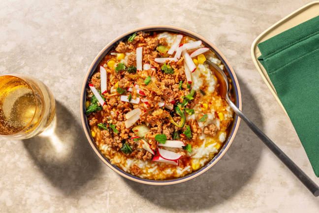 Chinese Soy Pork & Ginger Rice Congee