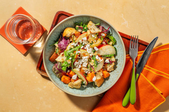 Honey Dijon Sweet Potato and Apple Salad