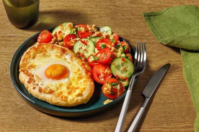Handmade Adjaruli Khachapuri Style Pastry