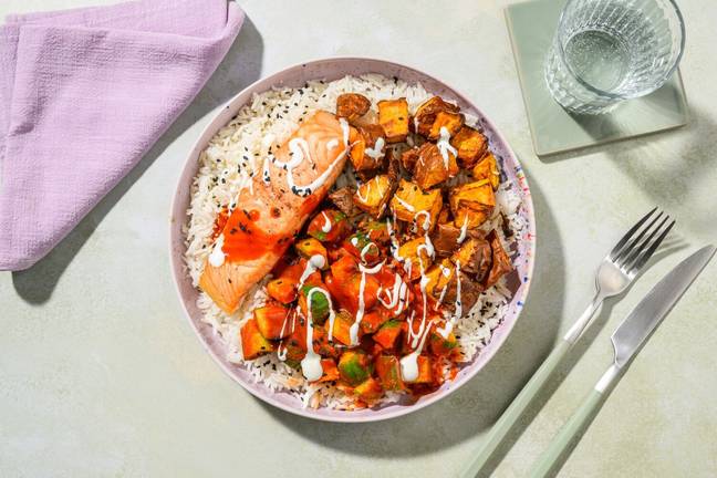 Gochujang Salmon Poke Bowl
