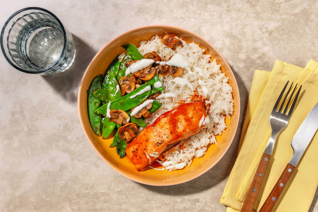 Hot Honey Baked Salmon