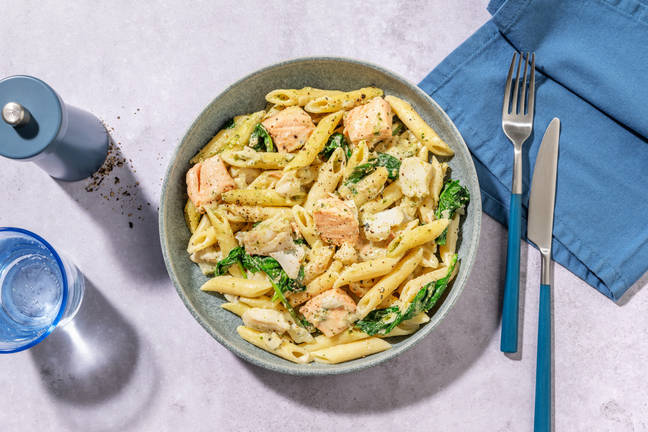 Fisherman's Smoked Haddock, Salmon and Cod Pasta