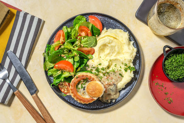 Creamy Mushroom Vol Au Vent