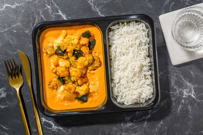 Poulet à l’indonésienne et riz aux légumes