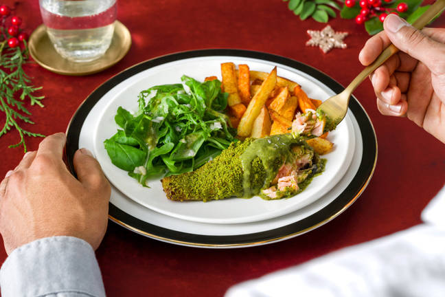 Saumon en croûte de pistaches du réveillon