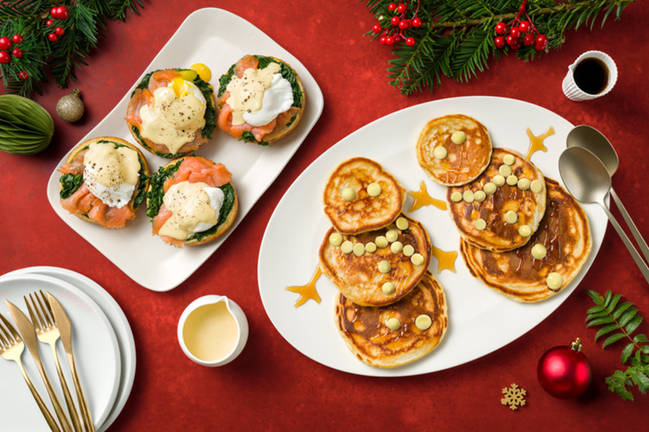 Brunch Bundle | Snowman Pancakes and Eggs Royale