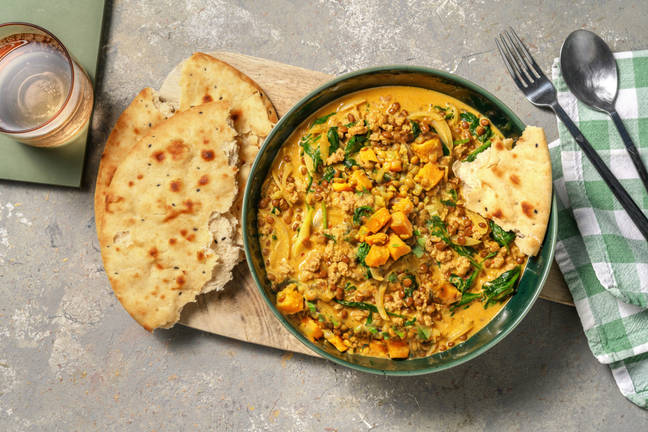 Pasanda Style Pork, Ginger and Lentil Curry