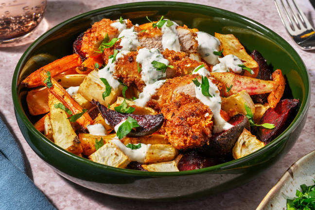 Mandelpanerad fläskkotlett