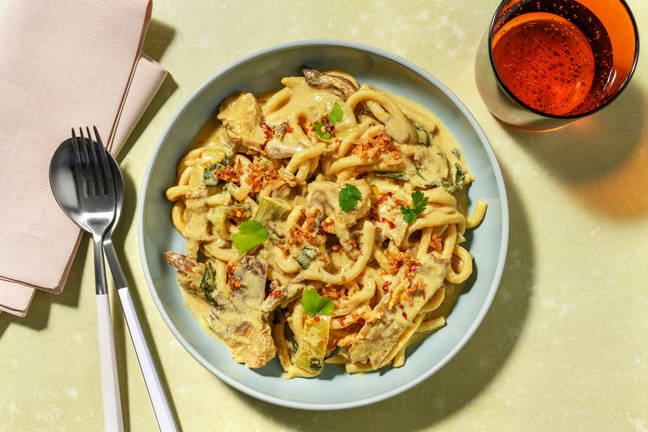 Thailansk grønn karri-suppe