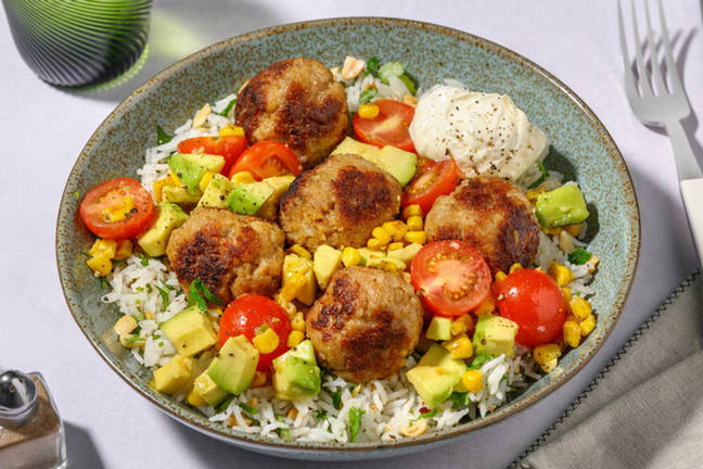 Mexikanska köttbullar på fläskfärs