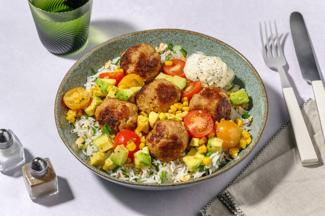 Mexikanska köttbullar på fläskfärs