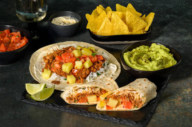 Mexicanske 'al pastor' wraps