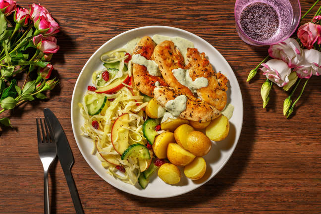 Cremet basilikumkylling