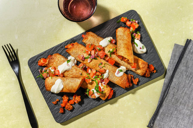 Cheesy taquito's met rundergehakt