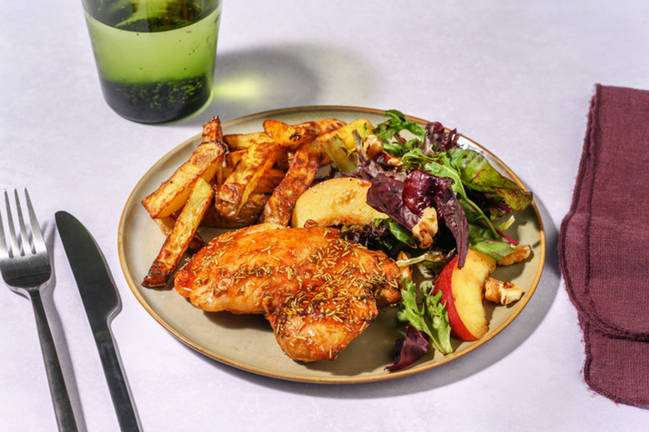 Pollo arrosto alla paprika e rosmarino