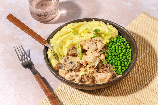 Creamy Mustard Chicken and Mushrooms 