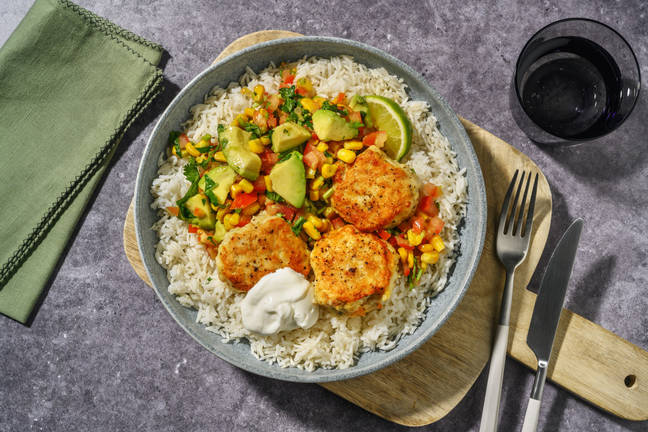Mexicanske 'fish cakes'