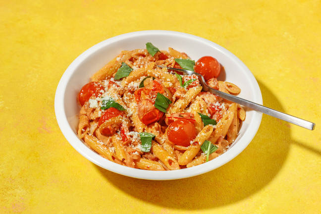 Snabb bacon-arrabiata