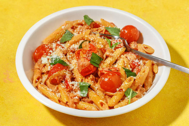 Snabb bacon-arrabiata