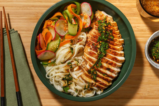 Stegt kyllingebryst og ponzu-chimichurri