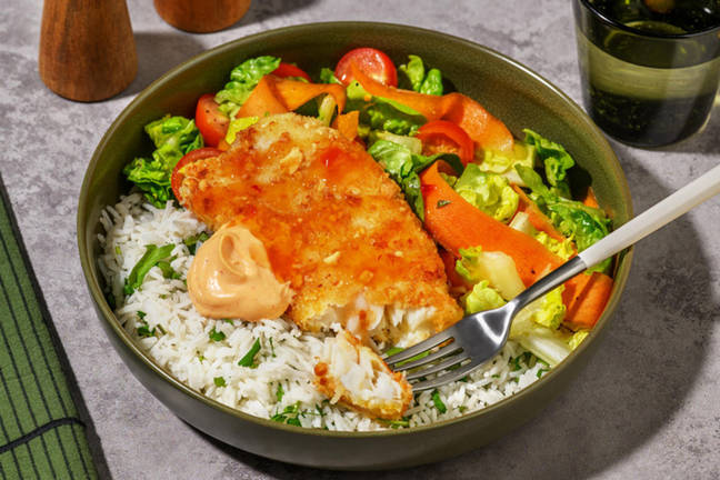 Jordnötstoppad sweet chili-kolja